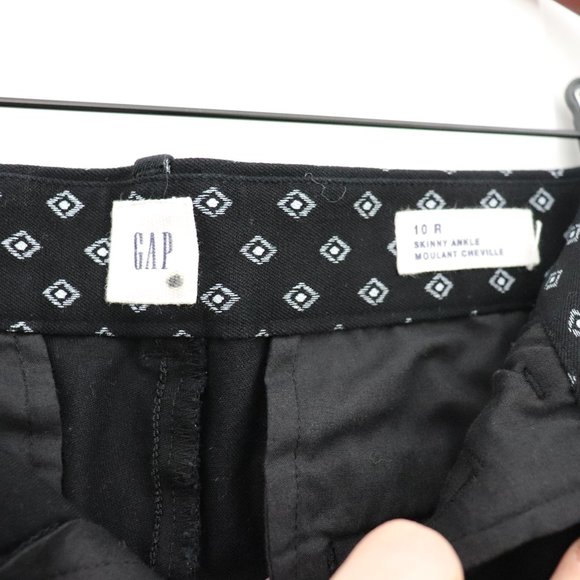 Gap | skinny ankle pants with white diamond prints - Picture 6 of 7